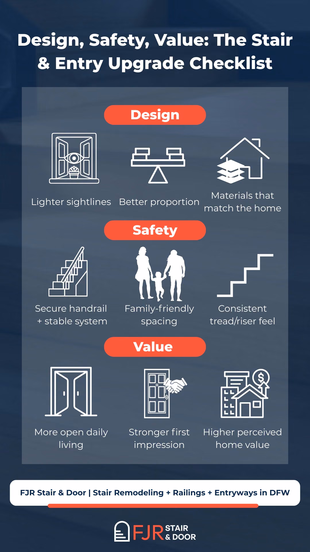 Design, Safety, Value: the stair and entry upgrade checklist