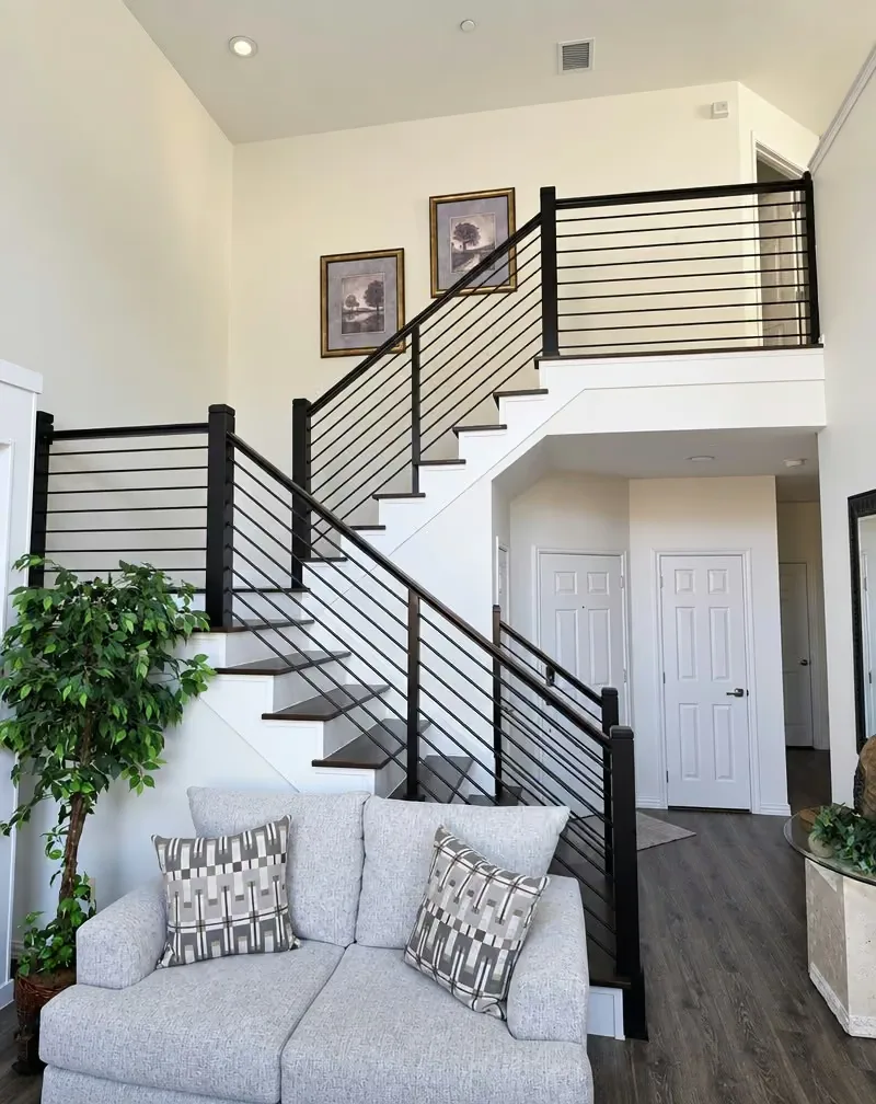 Modern remodeled staircase after FJR remodel