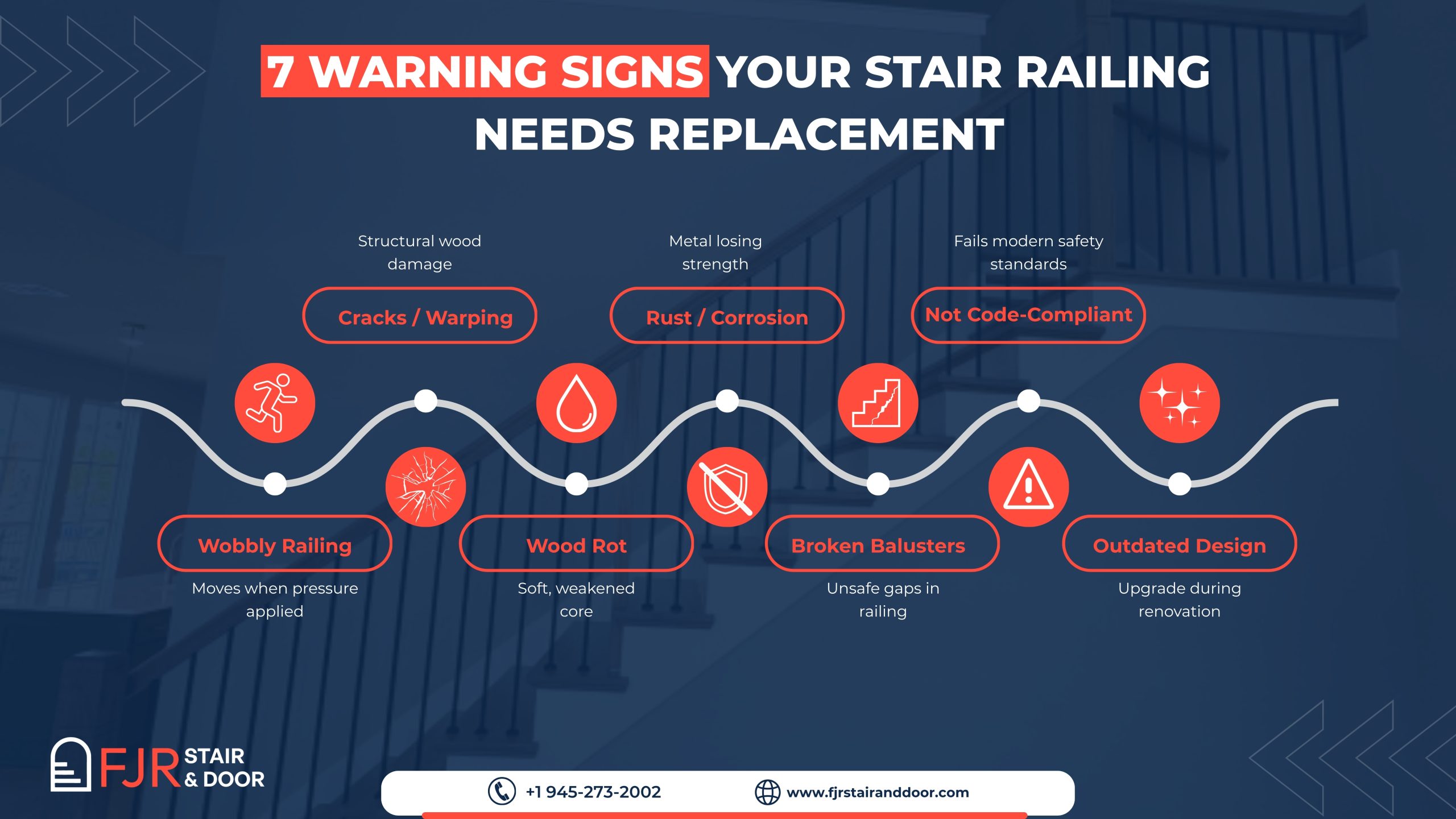 stair railing replacement